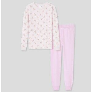 uniqlo ultra stretch sweat long sleeve set, Girls Size 4
